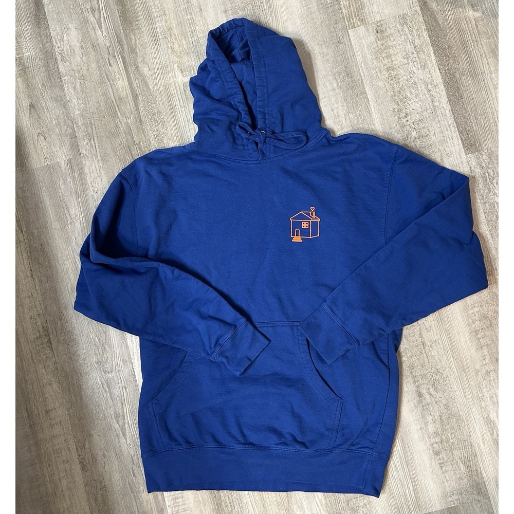Harry Styles Hoodie Mens Large Blue Harry's House Tracklist Tour Merch 2022